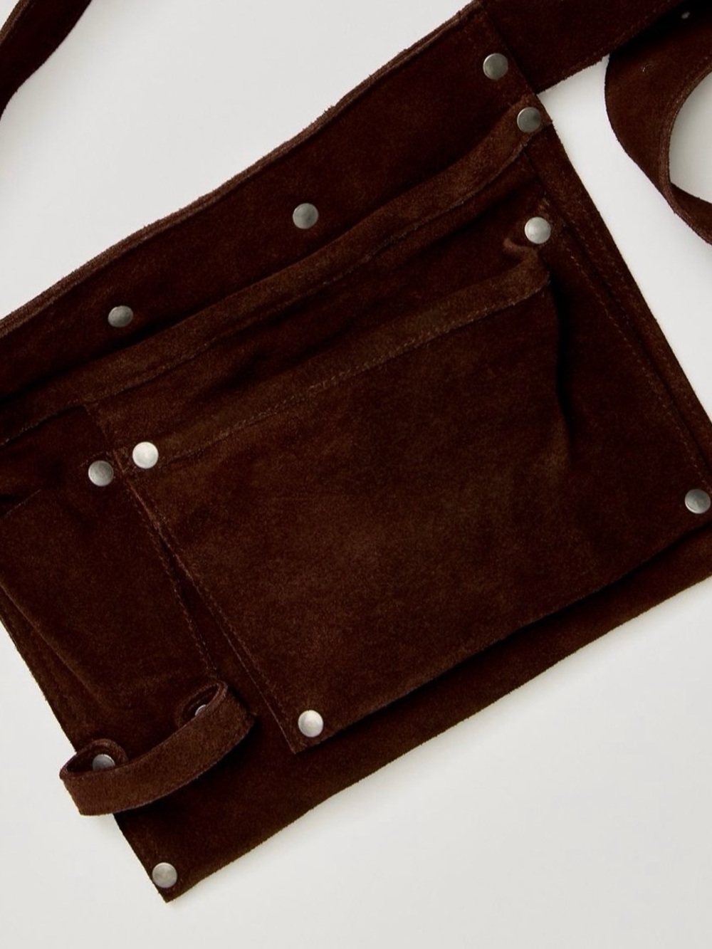 NWT Free People Crew Cargo Pocket Belt in Bitter Bark - Size M/L - Picture 4 of 5